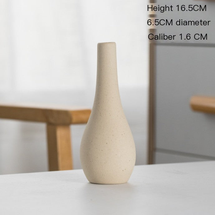 Nordic Glazed Ceramic Vase