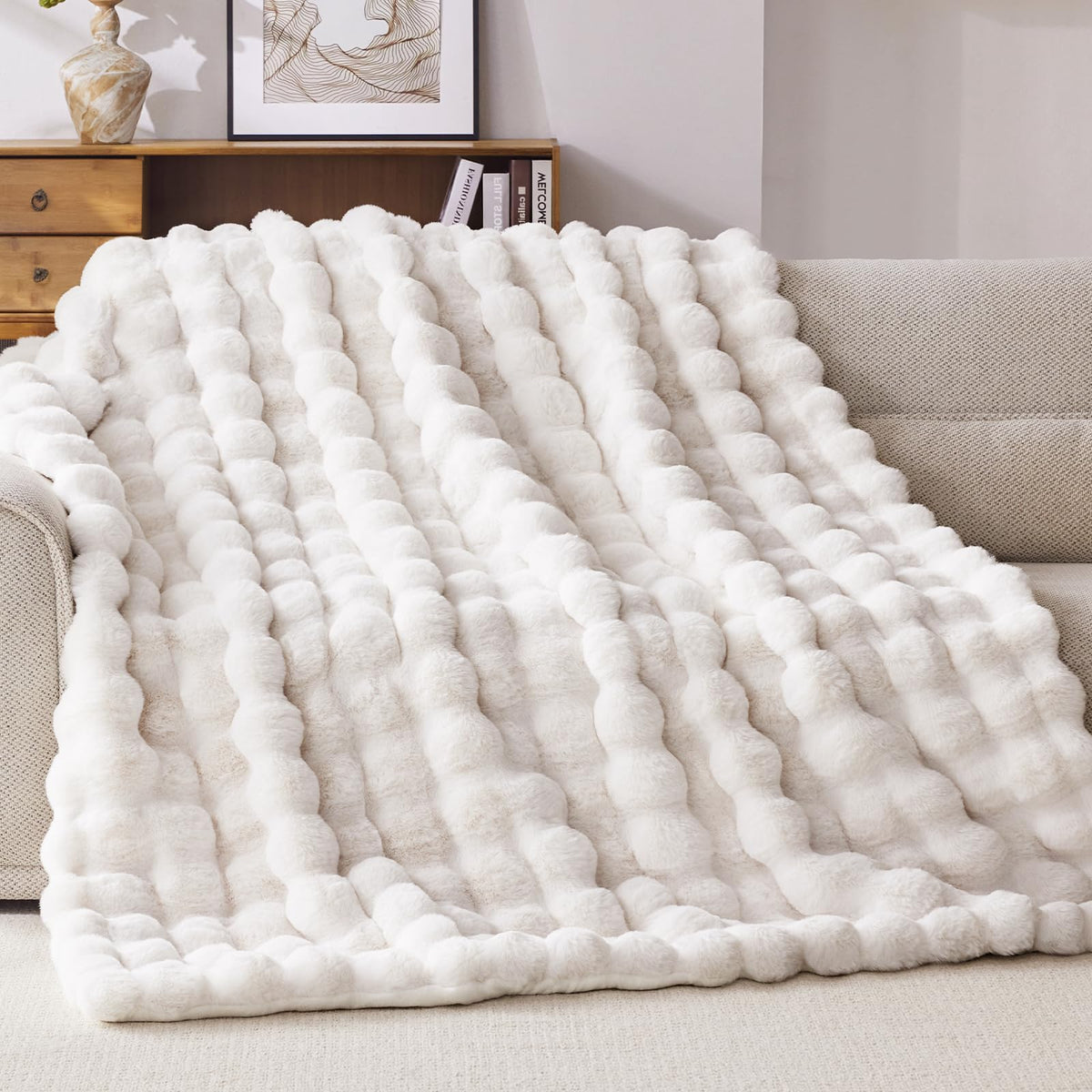 Faux Fur Throw Blanket