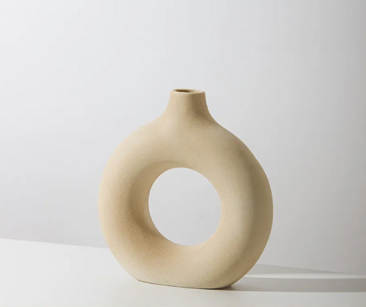 Frosted Ceramic Vase — Small, Medium, or Large