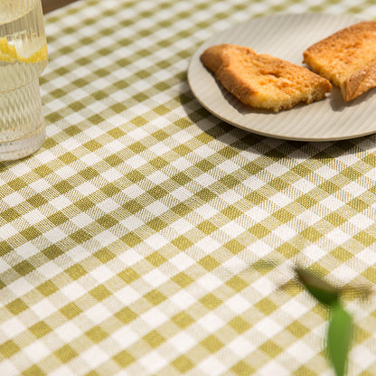 Cotton-Linen Tassel Tablecloth