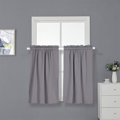 Solid Café Curtain