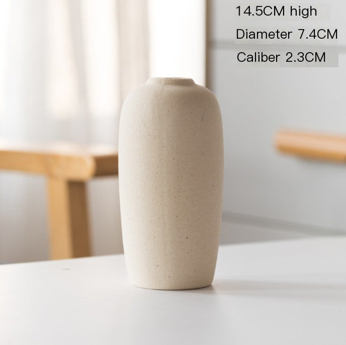 Nordic Glazed Ceramic Vase