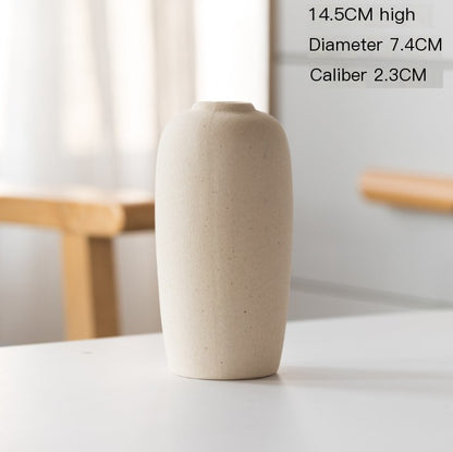 Nordic Glazed Ceramic Vase
