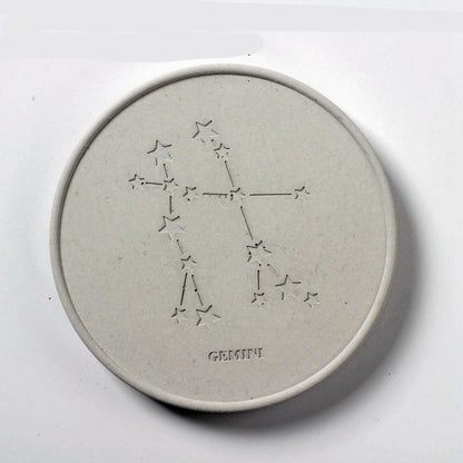 Concrete Round Constellation Coaster Silicone Mold