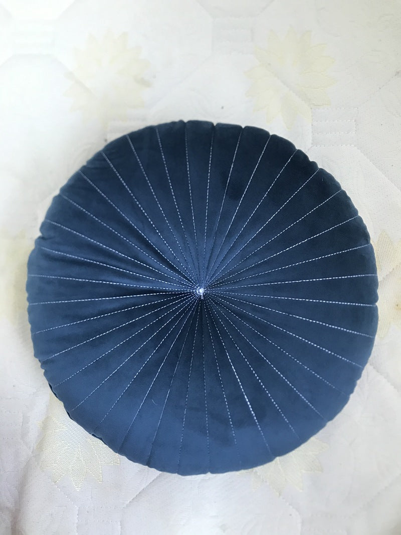 Nordic Solid Color Velvet Pumpkin Pillow