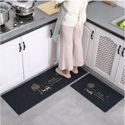 Kitchen Long Anti-Oil Mat - Non-Slip Absorbent Rug