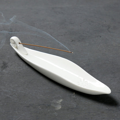 Sculpted Ceramic Incense Holder