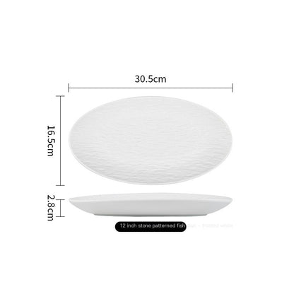 Textured Oval Catchall Tray