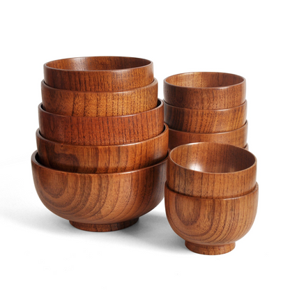 Japanese Jujube Wood Bowl — 9 Sizes