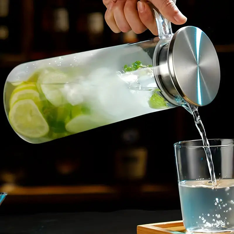 Slimline Lidded Water Pitcher