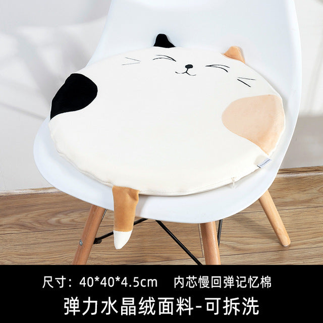 Round Cartoon Tatami Cushion