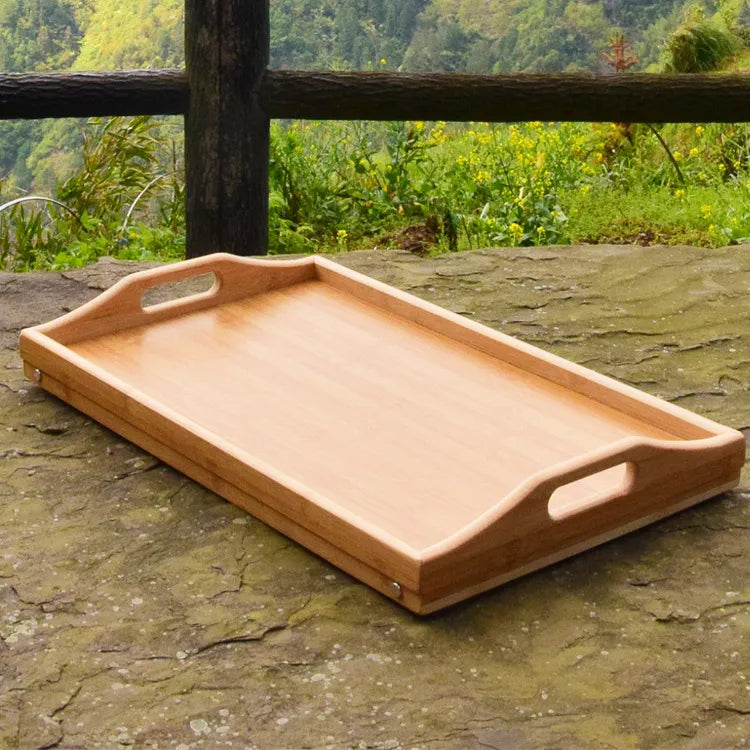 Folding Bamboo Bed Tray