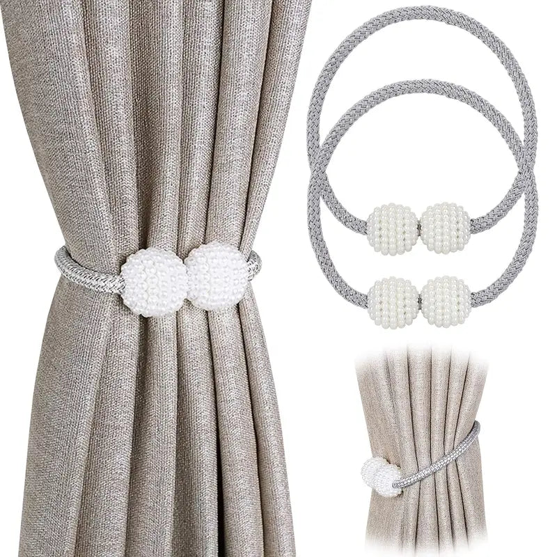 Braided Magnetic Curtain Tiebacks