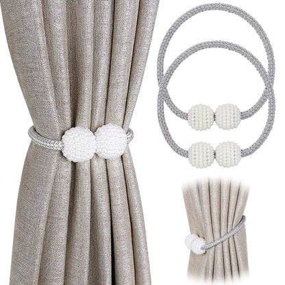 Braided Magnetic Curtain Tiebacks