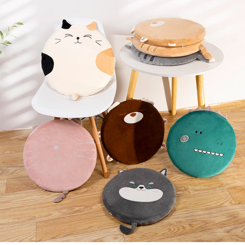 Round Cartoon Tatami Cushion