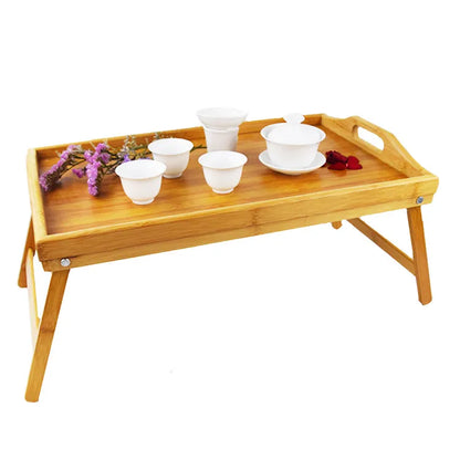 Folding Bamboo Bed Tray