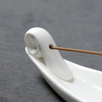 Sculpted Ceramic Incense Holder