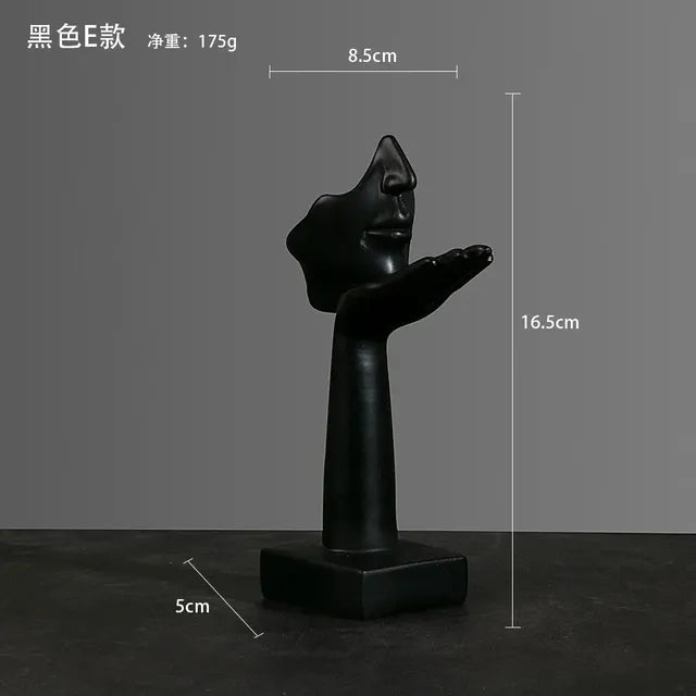 Abstract Character Statue - Nordic Luxury Desktop Decor