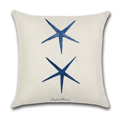 Coastal Sketch Pillow Cover