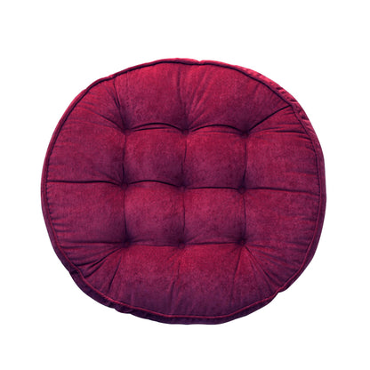 Round Corduroy Floor Cushion for Meditation and Relaxation