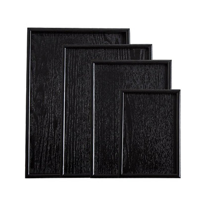 Black Wood Serving Tray