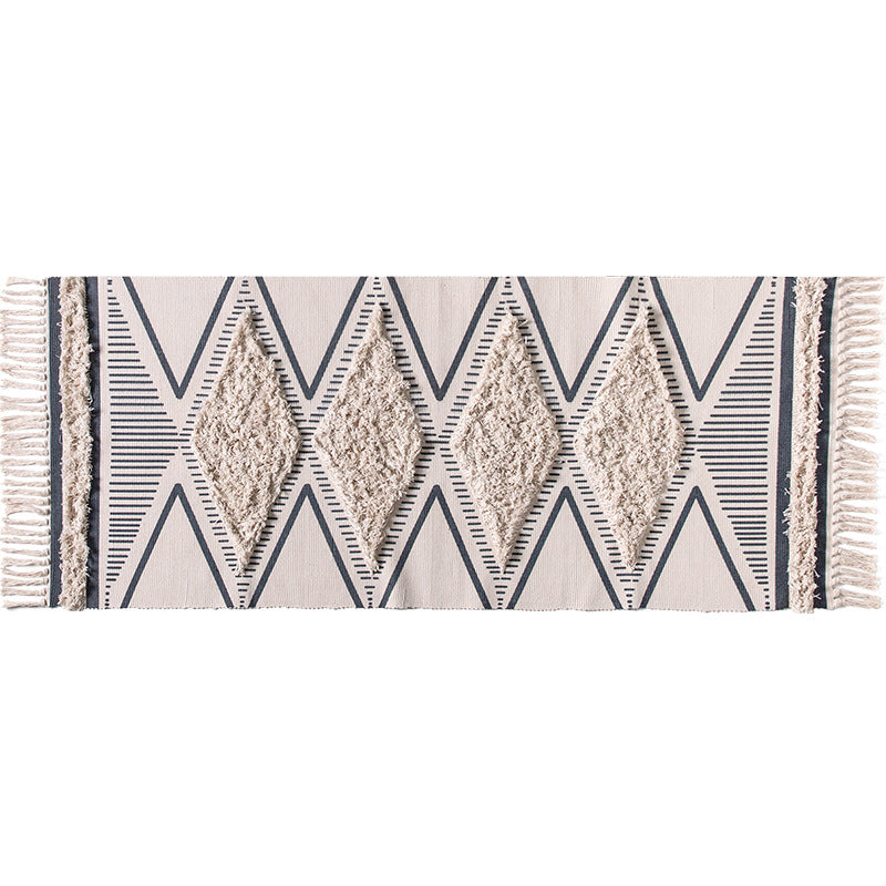 Linework Fringe Rug