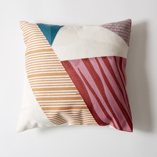 Embroidered Cotton Cushion