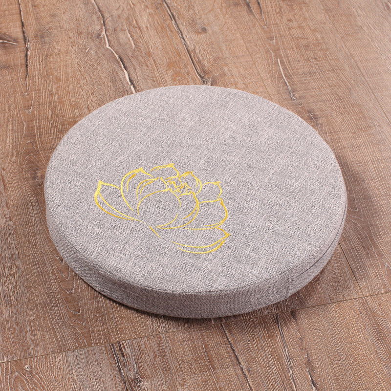 Lotus Embroidered Floor Cushion
