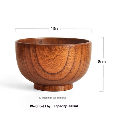 Japanese Jujube Wood Bowl — 9 Sizes