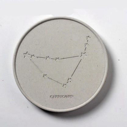 Concrete Round Constellation Coaster Silicone Mold
