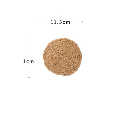 Thick Round Heat-Resistant Kitchen Table Mat