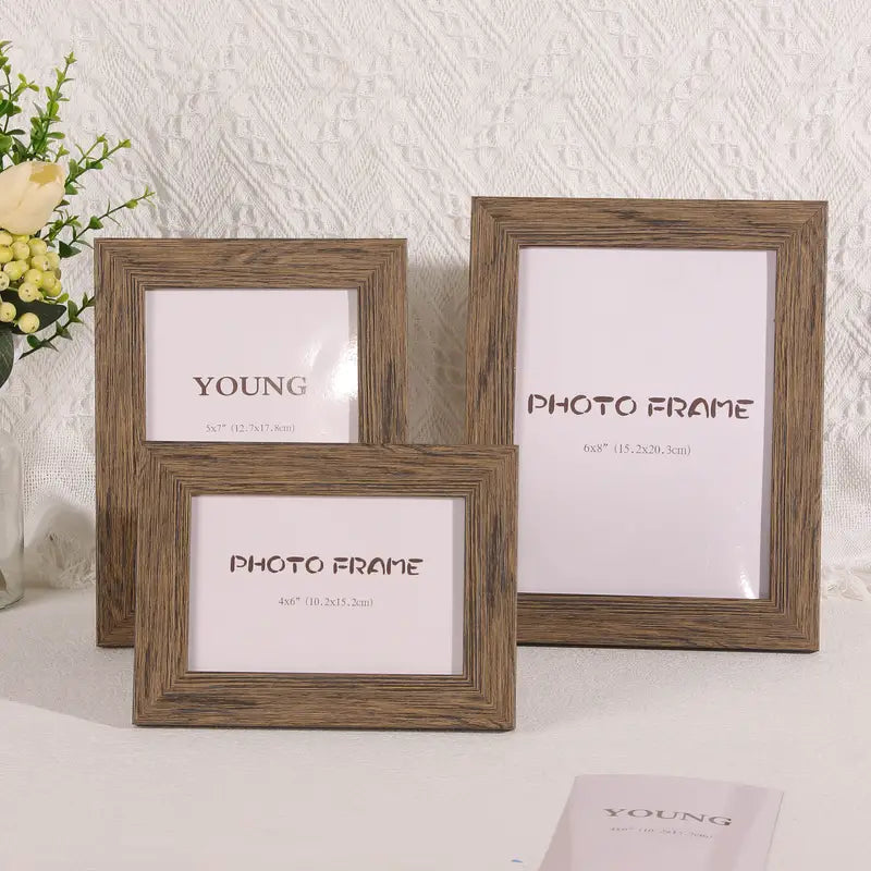 Vintage Solid Wood Photo Frame