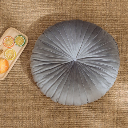Nordic Solid Color Velvet Pumpkin Pillow