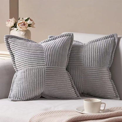 Nordic Corduroy Flying Pillow Cushion Cover