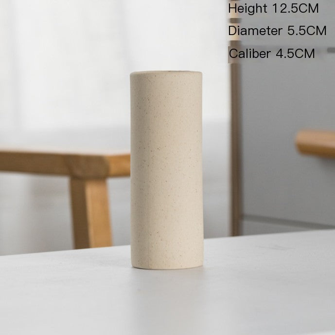 Nordic Glazed Ceramic Vase