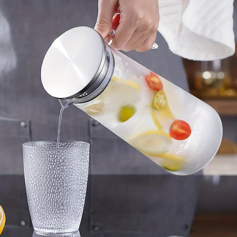 Slimline Lidded Water Pitcher