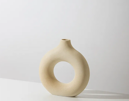 Frosted Ceramic Vase — Small, Medium, or Large