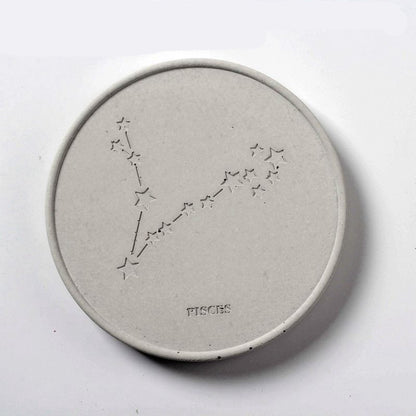 Concrete Round Constellation Coaster Silicone Mold