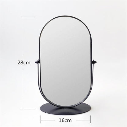 Oval Pivot Table Mirror