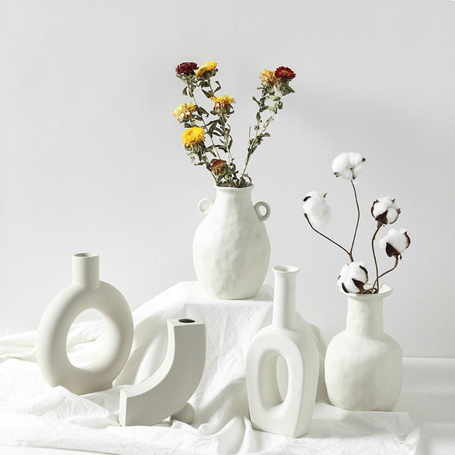 Nordic Ceramic Vase — Two Styles