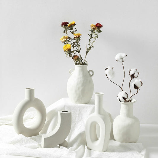 Nordic Ceramic Vase — Two Styles