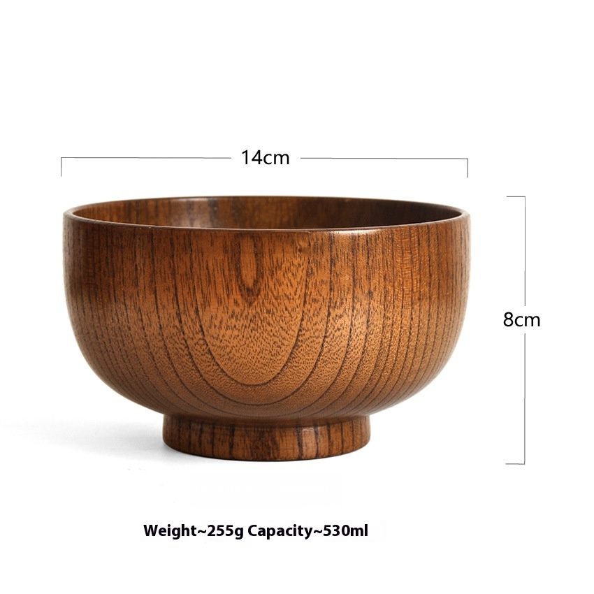 Japanese Jujube Wood Bowl — 9 Sizes