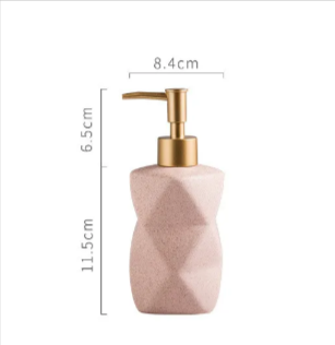 Sculpted Ceramic Soap Dispenser