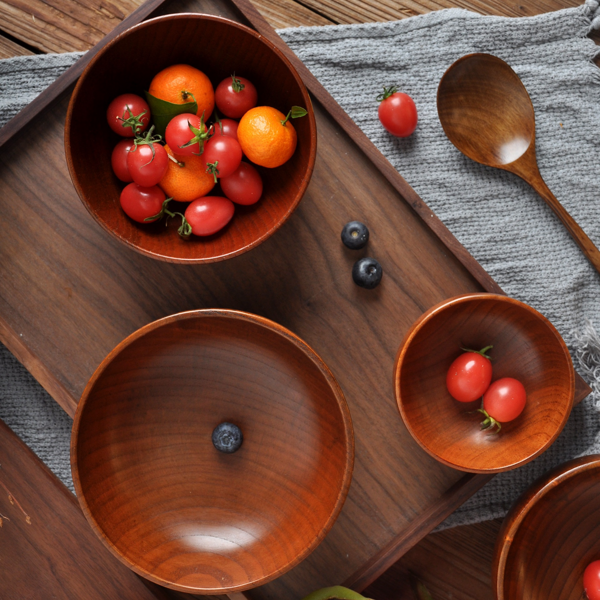 Japanese Jujube Wood Bowl — 9 Sizes