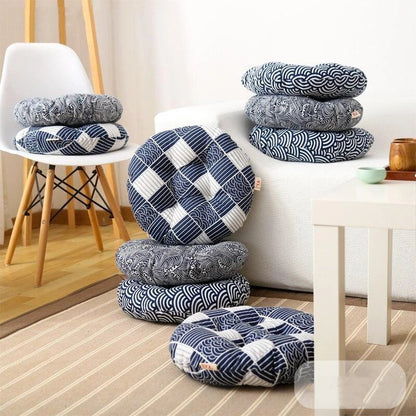 Japanese-Inspired Round Floor Cushion