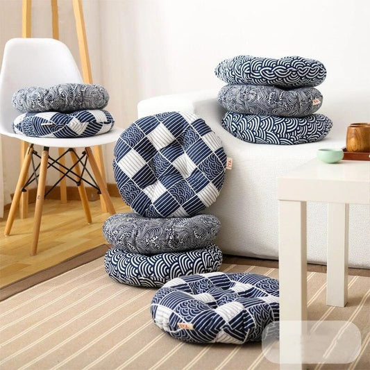 Japanese-Inspired Round Floor Cushion