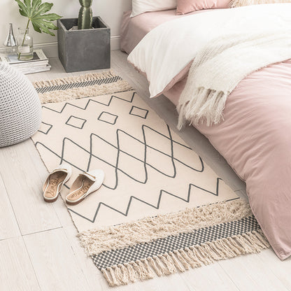 Linework Fringe Rug