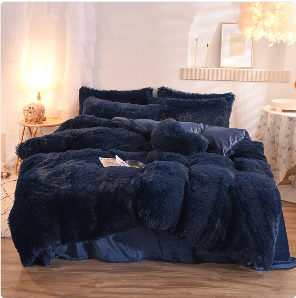 Plush Velvet Bedding Set