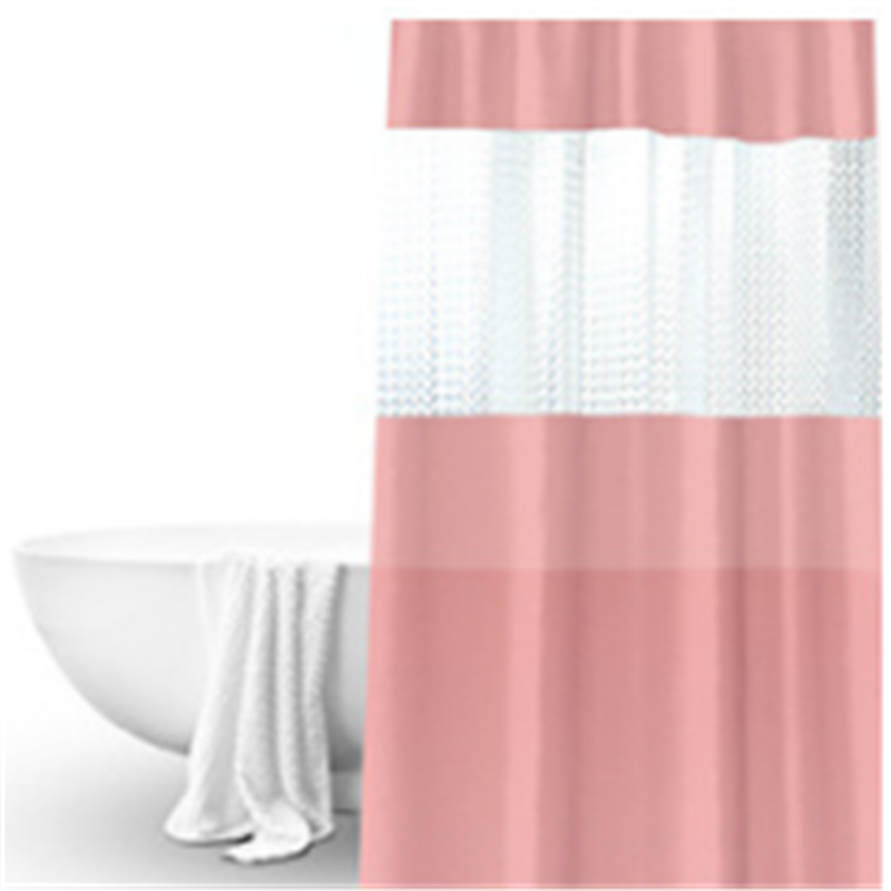 Colorblock Shower Curtain