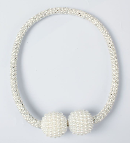 Braided Magnetic Curtain Tiebacks